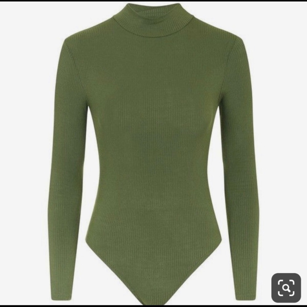 Top shop Long sleeve mock neck bodysuit - Picture 1 of 1